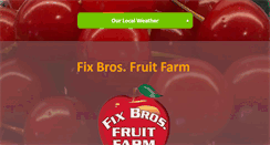 Desktop Screenshot of fixbrosfruitfarm.com